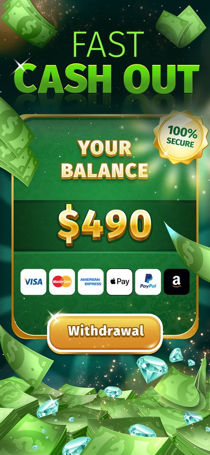Safe cash out to PayPal, Visa and more